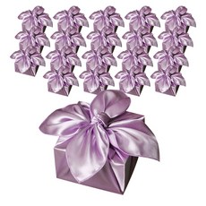 TONG SHOP 緞麵包袱巾 88 x 88 cm, 淺紫色, 20個