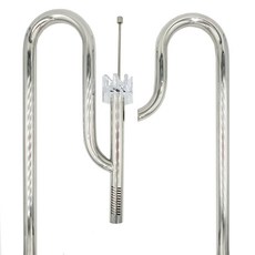 水族箱不鏽鋼水管16/22+壓克力固定零件, 1套