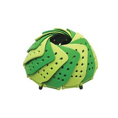 Modern life 可折疊式PP蒸籃 綠色, 260 x 260 x 120 毫米, 1個