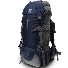 GRAT Fliegen 登山背包 50L + 防水罩 隨機出貨, 深藍色