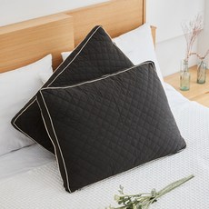 신라베딩 알러지케어 라텍스 입체 수면베개, 다크그레이, 1개