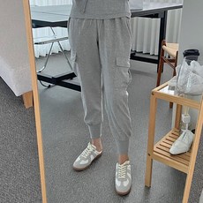JHSTYLE 女款素色運動工裝束口褲 JHROK236