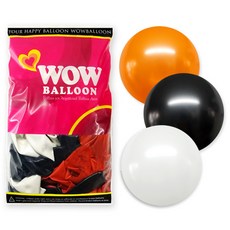 WOW PARTY KOREA 珠光氣球 30cm 50入, 鬼怪和諧, 2個