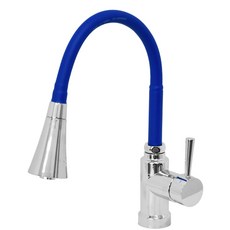 單孔蛇形藍色水龍頭, 1個