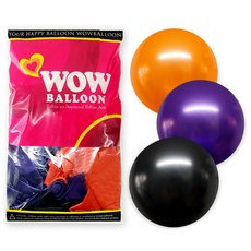 WOW PARTY KOREA 珠光氣球 30cm 50入, 蜘蛛和諧, 2個