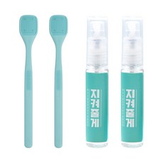 NORMAL LIFE 我會保護你，雙面舌頭清潔劑柔和薄荷 2p + 口腔噴霧劑 2p, 1套