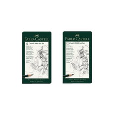 FABER-CASTELL 輝柏 Castell 9000 鉛筆 12種套組, 2套