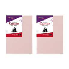 Artmate 彩色帆布畫布 F型 2號 粉色 2入, 麵條