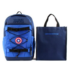 WINGHOUSE 美國隊長圖案運動後背包+手提袋組 MV0574