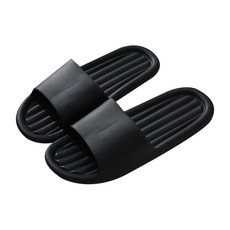 I Love Home Sol 浮雕彩色浴室拖鞋, 黑色, 1個