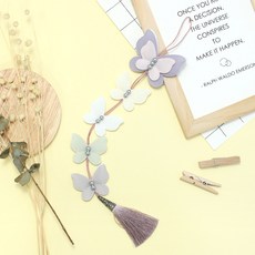 DRESSHOUSE 5色蝴蝶流蘇吊飾