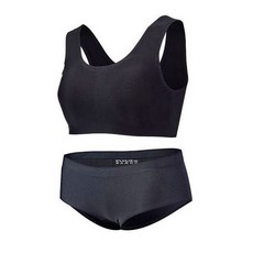 soleil 青少年 無縫無痕 無鋼圈 裸感內衣 U型 學生內衣 + 三角內褲 套組