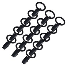 Sundecco 適用於17/15/13mm 金屬夾環 25mm, 黑色, 15個