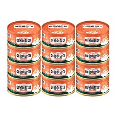 인터펫코리아 야옹이맘마 간식캔, 혼합맛(흰살참치/연어), 160g, 12개