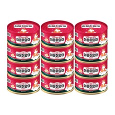 인터펫코리아 야옹이맘마 간식캔, 흰살참치, 160g, 12개
