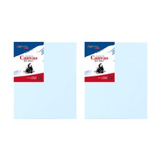 아트메이트 캔버스 컬러 F형 블루 2p, 면천