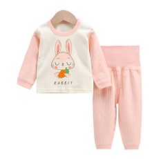 JOY MULTI 孩童居家羅紋長袖上衣+長褲