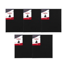 Artmate 黑色帆布 F型 5入, 棉布