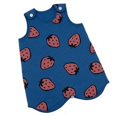 Maykids 童款草莓圖案防踢背心