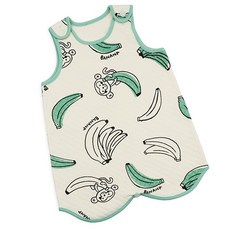 Maykids 童款印花連身防踢背心 美味香蕉款