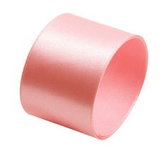 40mm 공단리본, 살구핑크, 45m, 1개