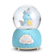 monopoly 大富翁雪球音樂盒藍色獨角獸, 混色