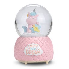 monopoly 大富翁雪球音樂盒粉色獨角獸, 混色