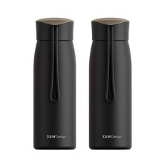 Mer保溫保冷瓶 2入, 黑色的, 300毫升