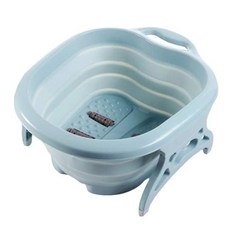 이티엔 접이식 지압 족욕기, 1개, 블루