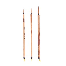 artsecret 藝術家的秘密 黃鼠狼毛筆組 BK-02 3入, L(2.9cm)+M(1.6cm)+S(1.9cm), 1組