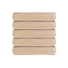 Songwol 松月 美容30支棉洗臉巾, 淺褐色, 5入