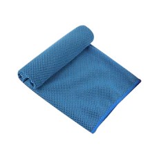 Ice運動毛巾, 1個, 藍色, 多網格