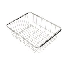不鏽鋼水槽瀝水籃, 銀色