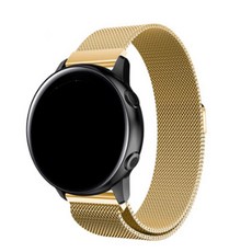 4YOU Galaxy Watch 米蘭式錶環 錶帶 22mm 46mm 相容, 金色, 1個