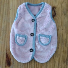 Kids Star素色狗狗背心, 粉紅色