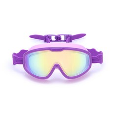 Yobaaf 抗紫外線兒童鏡面泳鏡 PLUS, 紫色, 1個