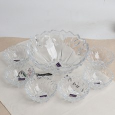 嗨瓷火焰玻璃紅豆冰素球+碗6p套組, 單色