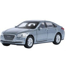 다이캐스트 모델카 미니카 제네시스 G80 1:38, 폴리쉬드 메탈, 1개