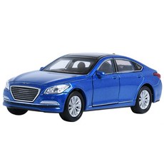 다이캐스트 모델카 미니카 제네시스 G80 1:38, 코스트 블루, 1개