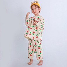 GOING KIDS 童款花朵印花長袖上衣+長褲