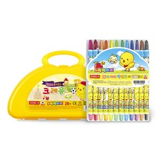 黃色小鴨蠟筆 26色 + 色鉛筆 12色 套組, 1套