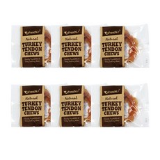 프레스키 강아지 터키츄 텐던 하드링S, 칠면조 힘줄맛, 12g, 6개