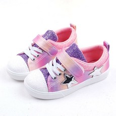 兒童魔術彩虹運動鞋