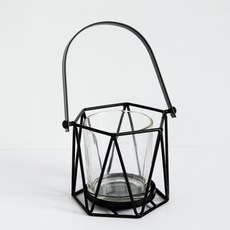 JHCompany 歐式燈籠燭台 A, 黑色