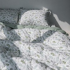 雙面花草格紋印花寢具組