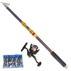 히트몬스터 은룡 갯바위 방파제 원투낚시대 3종세트, 편길이 270cm