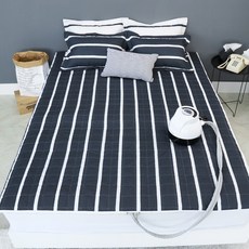 루나비 피아노 온수매트커버, 블랙