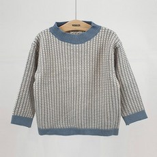 WISHKIDS 孩童小方格針織衫