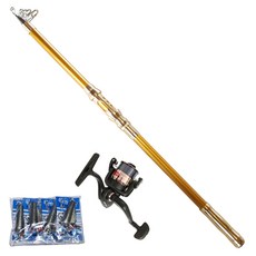 HIT MONSTER 金龍 海邊岩石防波堤遠投釣竿組, 混合顏色