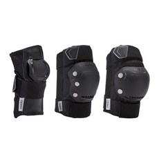 oxelo 成人款護具 3入組, 黑色的